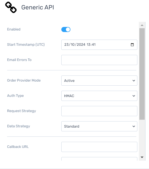 Notification integration generic api